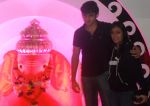 Romit Raj with Wife at Eco Friendly Ganesha Festival- Day 4 at Oberoi Mall Goregaon, Mumbai..JPG