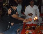 Romit Raj with Wife at Eco Friendly Ganesha Festival- Day 4 at Oberoi Mall Goregaon, Mumbai.JPG
