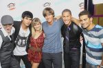 Felix Ryan, Steven Skyler, Brittany Anne Pirtle, Alex Heartman, Najee De-Tiege and Hector David Jr. attends Fashion_s Night Out at ADBD hosted by Paul Frank in Los Angeles on September 8, 2011 (10).jpg