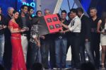 Dalip Tahil, Kareena Kapoor, Arjun Rampal, Karan Johar, Sunil A. Lulla, Satish Shah, Bhushan Kumar, Shahrukh Khan, Anubhav Sinha at the audio release of Ra.One in Filmcity, Mumbai on 12th Sept 2011 (13 (137).JPG