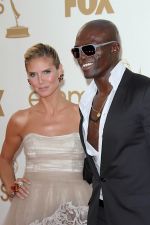 Heidi Klum and Seal attends the 63rd Annual Primetime Emmy Awards in Nokia Theatre L.A. Live on 18th September 2011 (1).jpg