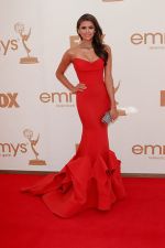 Nina Dobrev attends the 63rd Annual Primetime Emmy Awards in Nokia Theatre L.A. Live on 18th September 2011 (2).jpg