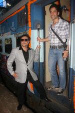 Tusshar at Hum Tum Shabana Special Train Journey on 23rd Sept 2011.JPG