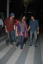 Ranbir Kapoor, Nargis Fakhri, Imtiaz Ali return from Rockstar tour in Domestic Airport, Mumbai on 23rd Oct 2011 (6).JPG
