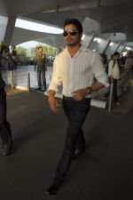 Sreesanth snapped after they return from F1 held at Delhi on 31st Oct 2011 (28).JPG