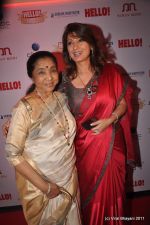 Asha Bhosle at Hello Hall of Fame Awards in Trident, Mumbai on 9th Nov 2011 (170).JPG