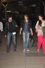 Ranbir Kapoor, Imtiaz Ali, Nargis Fakhri snapped at the airport in Mumbai on 9th Nov 2011 (18).JPG