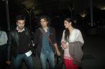 Ranbir Kapoor, Imtiaz Ali, Nargis Fakhri snapped at the airport in Mumbai on 9th Nov 2011 (28).JPG