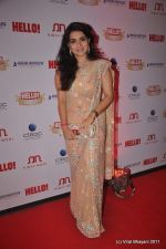 shaina nc at Hello Hall of Fame Awards in Trident, Mumbai on 9th Nov 2011.JPG