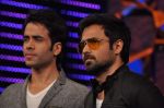 Tusshar Kapoor, Emraan Hashmi  at The Dirty Picture promotion on the sets of Big Boss 5 in Lonavala on 26th Nov 2011 (64).JPG