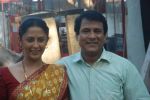 Rajendra Chawla, Rohini Banerjee at Saas Bina Sasural on location on 5th Dec 2011 (45).JPG