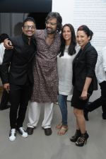 Sunil & Tanuja Padwal with Shazia & Avinash Gowarikar at Sunil Padwal event in Gallery BMB on 15th Dec 2011.jpg