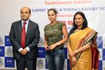 Malav Dani, Chairman, Young Leaders� Forum, Sania Mirza, Bhavna Doshi, President, IMC at an interactive session organised by IMC in Mumbai on 19th Dec 2011 (3).JPG