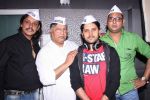 Amitabh Dayal, Vikram Gokhale, Javed Ali and Rajendra Shiv at the recording of anti-corruption song, Dhuaan Against Corruption 2.jpg