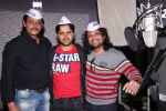 Amitabh Dayal, Javed Ali and Jojo at the recording of anti-corruption song, Dhuaan Against Corruption.jpg
