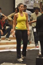 Neha Dhupia practice for Sahara Star Seduction in Sahara Star on 30th Dec 2011 (38).JPG