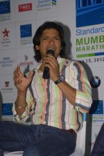 Shaan at Mumbai marathon press meet in Bandra, Mumbai on 11th Jan 2012 (3).JPG