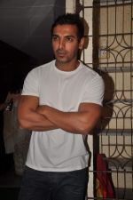 John Abraham at a private screening in Bandra, Mumbai on 12th Jan 2012 (39).JPG