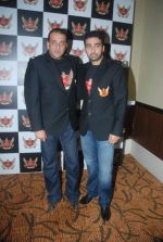 Sanjay Dutt, Raj Kundra at the Launch of Super Fight League in Novotel, Mumbai on 16th Jan 2012 (21).JPG