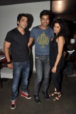 eijaz khan, ashish dwyer and kiran yogi at Gary Richarson_s play in Svenska on 18th Jan 2012.jpg