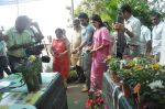 Farhan Akhtar plants a tree with Shaina NC in  Mumbai on 19th Jan 2012(65).jpg