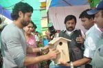 Farhan Akhtar plants a tree with Shaina NC in  Mumbai on 19th Jan 2012(92).jpg