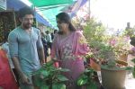 Farhan Akhtar plants a tree with Shaina NC in  Mumbai on 19th Jan 2012(99).jpg