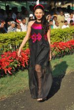 Aanchal Kumar at Designer Rahul Mishra showcases collection in Race Course on 28th Jan 2012 (153).JPG
