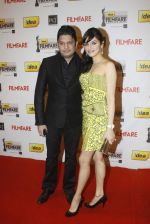 Bhushan Kumar with wife at 57th Idea Filmfare Awards 2011 on 29th Jan 2012.jpg