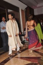 Karan Johar at Ritesh & Genelia_s Sangeet Ceremony in Taj Lands end, Mumbai on 31st Jan 2012 (216).JPG