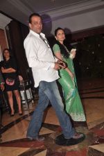 Sanjay Dutt, Manyata Dutt at Ritesh & Genelia_s Sangeet Ceremony in Taj Lands end, Mumbai on 31st Jan 2012 (307).JPG