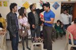 director Kirshan, Zaman, Sangram Singh, Payal Rohatgi at music launch of their 10th Feb release �Valentine�s Night� with mentally challenged peopl (99).JPG
