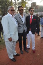 Abhay Deol, Siddharth Mallya, Vijay Mallya at Mcdowell Signature Derby day 1 in RWITC on 5th Feb 2012 (353).JPG