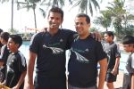 Ritwick Bhattacharaya with Chetan Bhagat at NDTV_s Marks for sports workshop at Otters club, Bandra.jpg