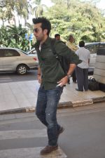  Ranbir Kapoor leaves for Varun Dhawan_s wedding in goa, Domestic Airport on 9th Feb 2012 (8).JPG