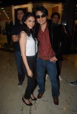 Aditi Rao Hydari, Ali Zafar at London Paris New York film valentine promotions in Cinemax, Mumbai on 14th Feb 2012 (3).JPG