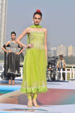 Model walk the ramp for Designer Azeem Khan showcases his latest collection at AGP Million Race in Mumbai on 19th Feb 2012 (103).JPG