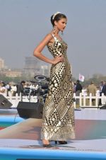 Model walk the ramp for Designer Azeem Khan showcases his latest collection at AGP Million Race in Mumbai on 19th Feb 2012 (138).JPG