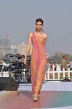 Model walk the ramp for Designer Azeem Khan showcases his latest collection at AGP Million Race in Mumbai on 19th Feb 2012 (140).JPG