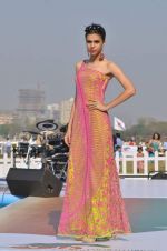 Model walk the ramp for Designer Azeem Khan showcases his latest collection at AGP Million Race in Mumbai on 19th Feb 2012 (141).JPG