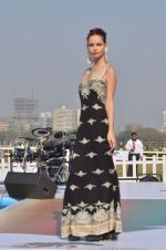 Model walk the ramp for Designer Azeem Khan showcases his latest collection at AGP Million Race in Mumbai on 19th Feb 2012 (150).JPG