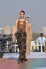 Model walk the ramp for Designer Azeem Khan showcases his latest collection at AGP Million Race in Mumbai on 19th Feb 2012 (169).JPG