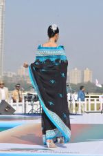 Model walk the ramp for Designer Azeem Khan showcases his latest collection at AGP Million Race in Mumbai on 19th Feb 2012 (68).JPG