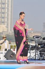 Model walk the ramp for Designer Azeem Khan showcases his latest collection at AGP Million Race in Mumbai on 19th Feb 2012 (73).JPG