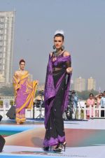 Model walk the ramp for Designer Azeem Khan showcases his latest collection at AGP Million Race in Mumbai on 19th Feb 2012 (77).JPG