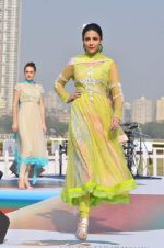 Model walk the ramp for Designer Azeem Khan showcases his latest collection at AGP Million Race in Mumbai on 19th Feb 2012 (89).JPG
