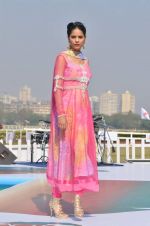 Model walk the ramp for Designer Azeem Khan showcases his latest collection at AGP Million Race in Mumbai on 19th Feb 2012 (93).JPG