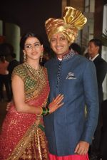 Genelia D Souza, Ritesh Deshmukh at Honey Bhagnani wedding in Mumbai on 27th Feb 2012 (195).JPG