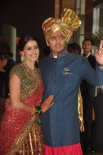 Genelia D Souza, Ritesh Deshmukh at Honey Bhagnani wedding in Mumbai on 27th Feb 2012 (196).JPG
