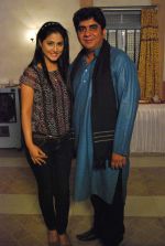 Hina Khan-Rajan Shahi at Rajan Shahi_s  on the set get together for Jamuna Paar in Andheri on 27th Feb 2011.JPG
